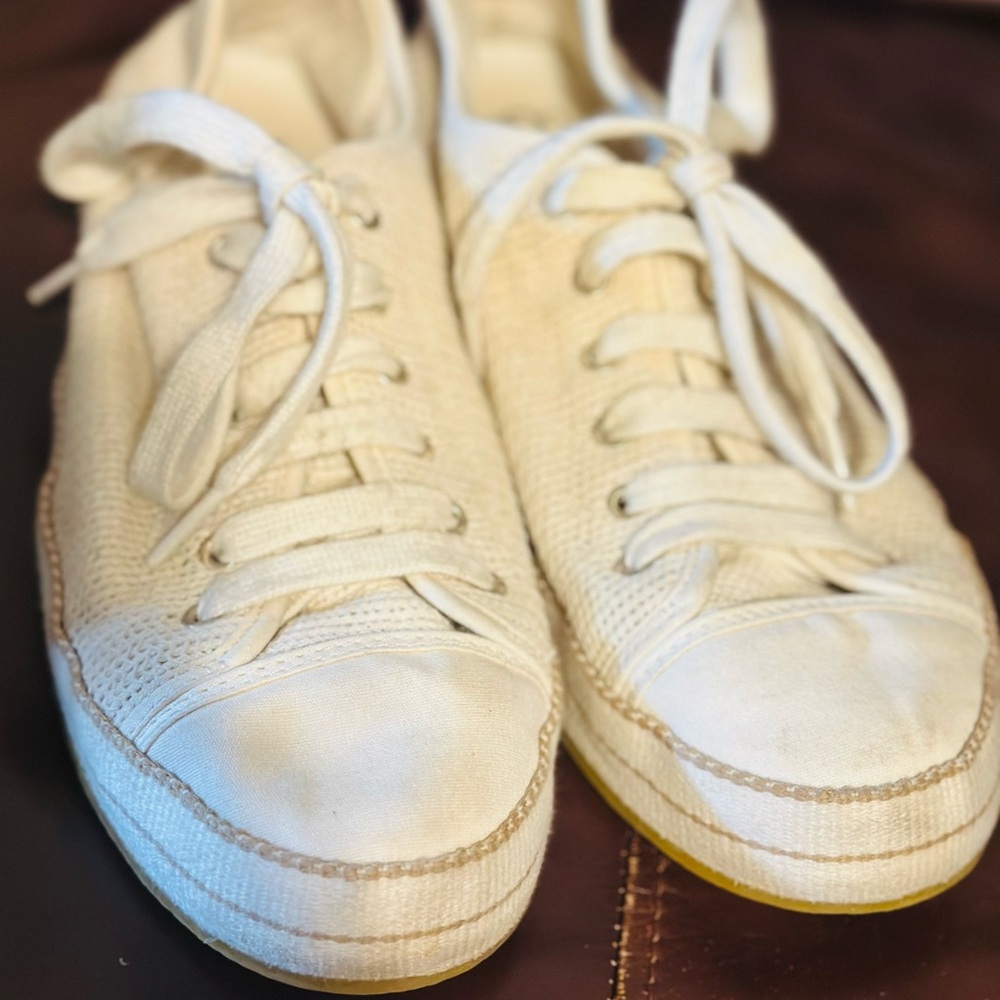 UGG Cream Lace-Up Sneakers